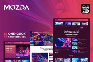 Mozda – Micro Magazine & Blog Theme with Dark Mode