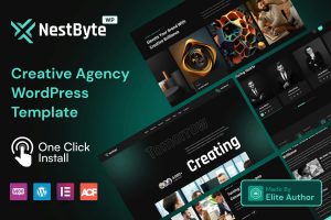 Nestbyte – Creative Agency and Startup WordPress Theme