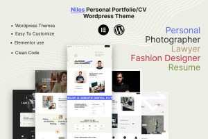 Nilos – Personal Portfolio WordPress Theme