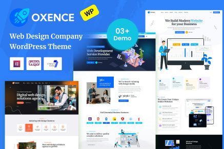 Oxence- Web Design Agency 8 WordPress Theme
