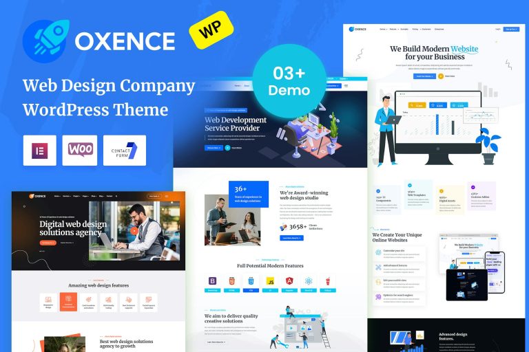 Oxence – Web Design Agency HTML Template