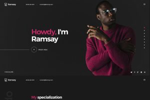 Ramsay – Personal CV/Resume WordPress Theme