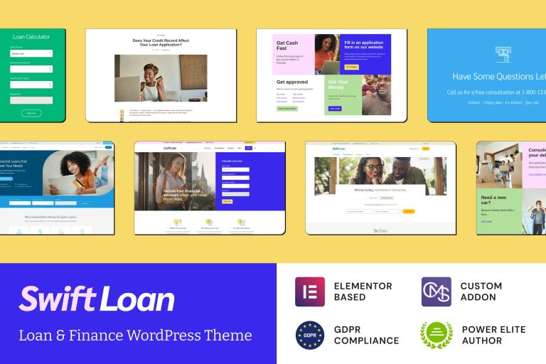 Swift Loan – Payday & Banking Finance WordPress Theme