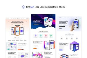 Teeno – App Landing WordPress Theme