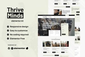 Thrive Mind – Business Coach Envato Elementor Kit