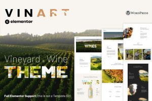 Vinart – Wine WordPress Theme