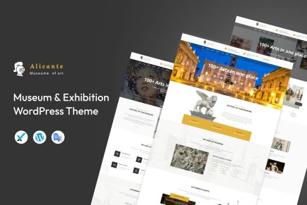 Alicante- Museum & Exhibition 3.0 WordPress Theme