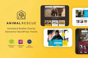 Animal Rescue – Shelter Charity WordPress Theme