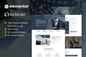 Archicate – Architecture & Construction Consultant Elementor Pro Template Kit