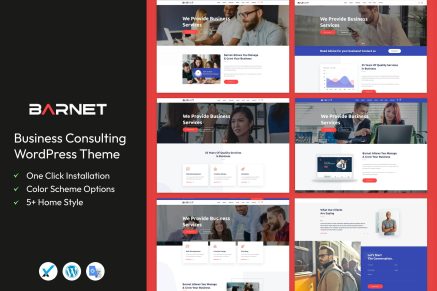 Barnet- Business Consulting 1.9 WordPress Theme