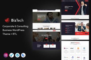 Biztech – Consulting Business WordPress Theme