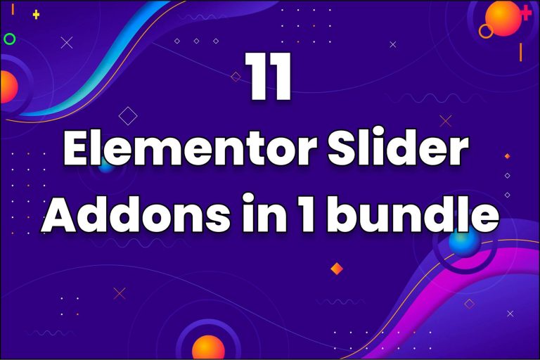 BWD Slider Bundle For Elementor .0