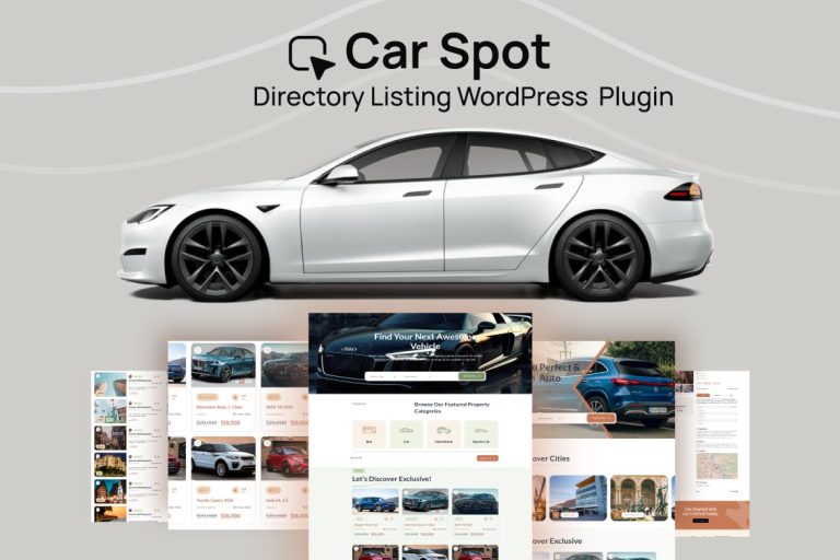 CarSpot – Car Directory Listing WordPress Plugin