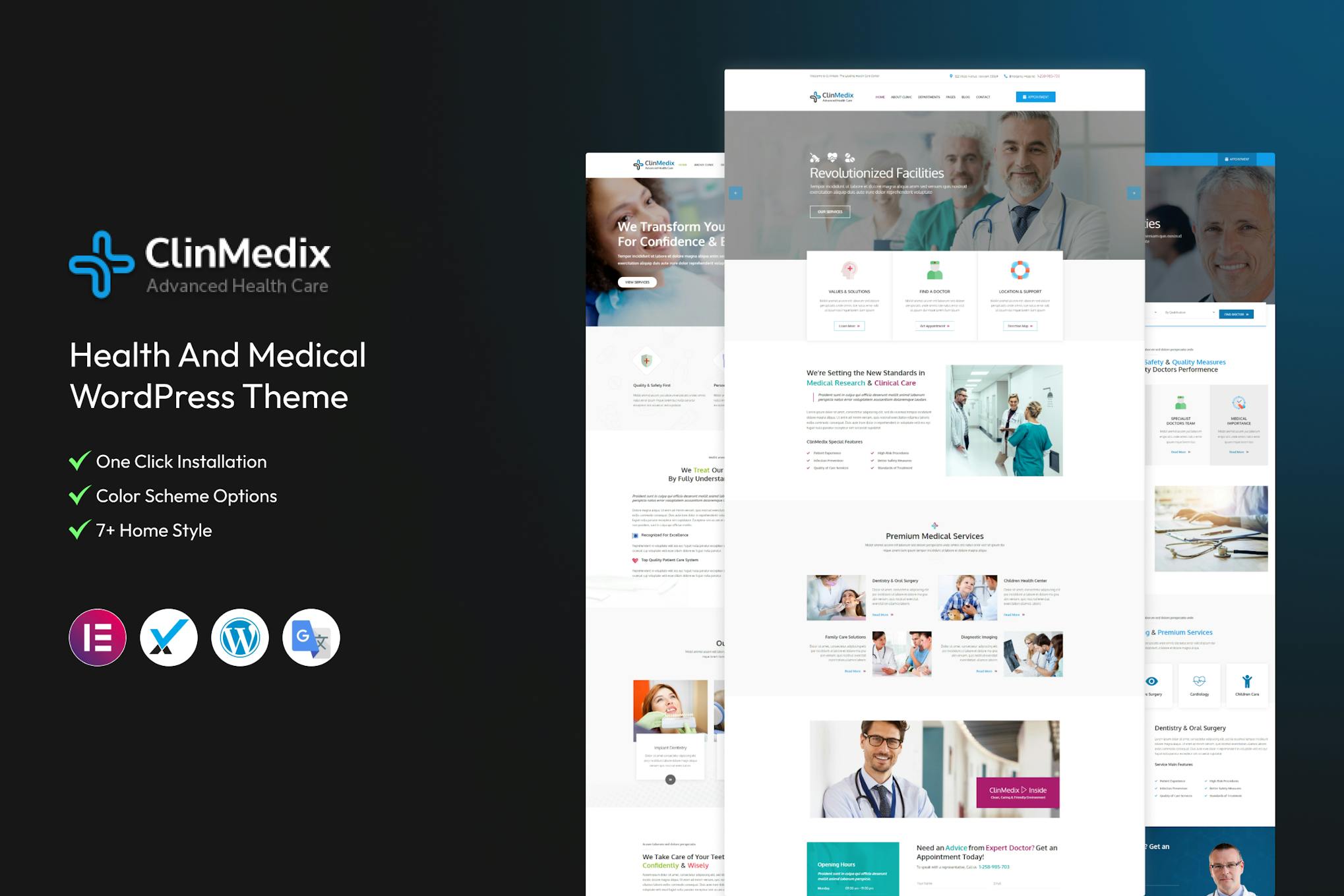 Clinmedix- Health And Medical 2.7 WordPress Theme
