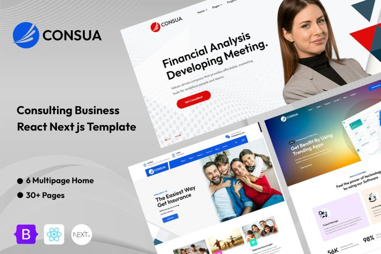Consua – Corporate Business Next js Template
