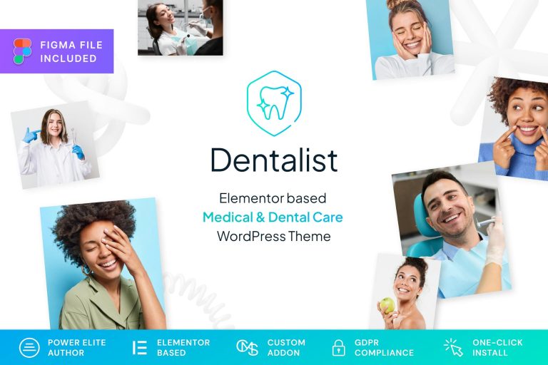 Dentalist – Medical and Dentist WordPress Theme