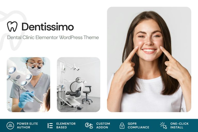Dentissimo – Medical & Dentist WordPress Theme