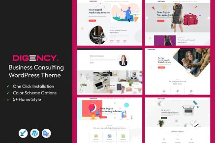 Digency- Multi-Purpose Portfolio 2.2 WordPress Theme