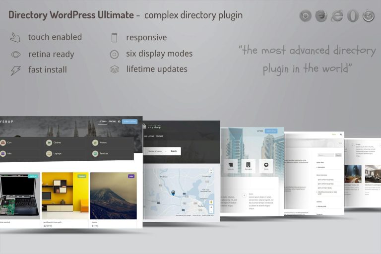 Directory ultimate PRO WordPress – Table, Grid .0