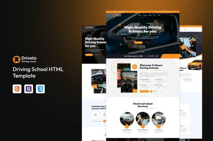 Driveto - Driving School HTML Template