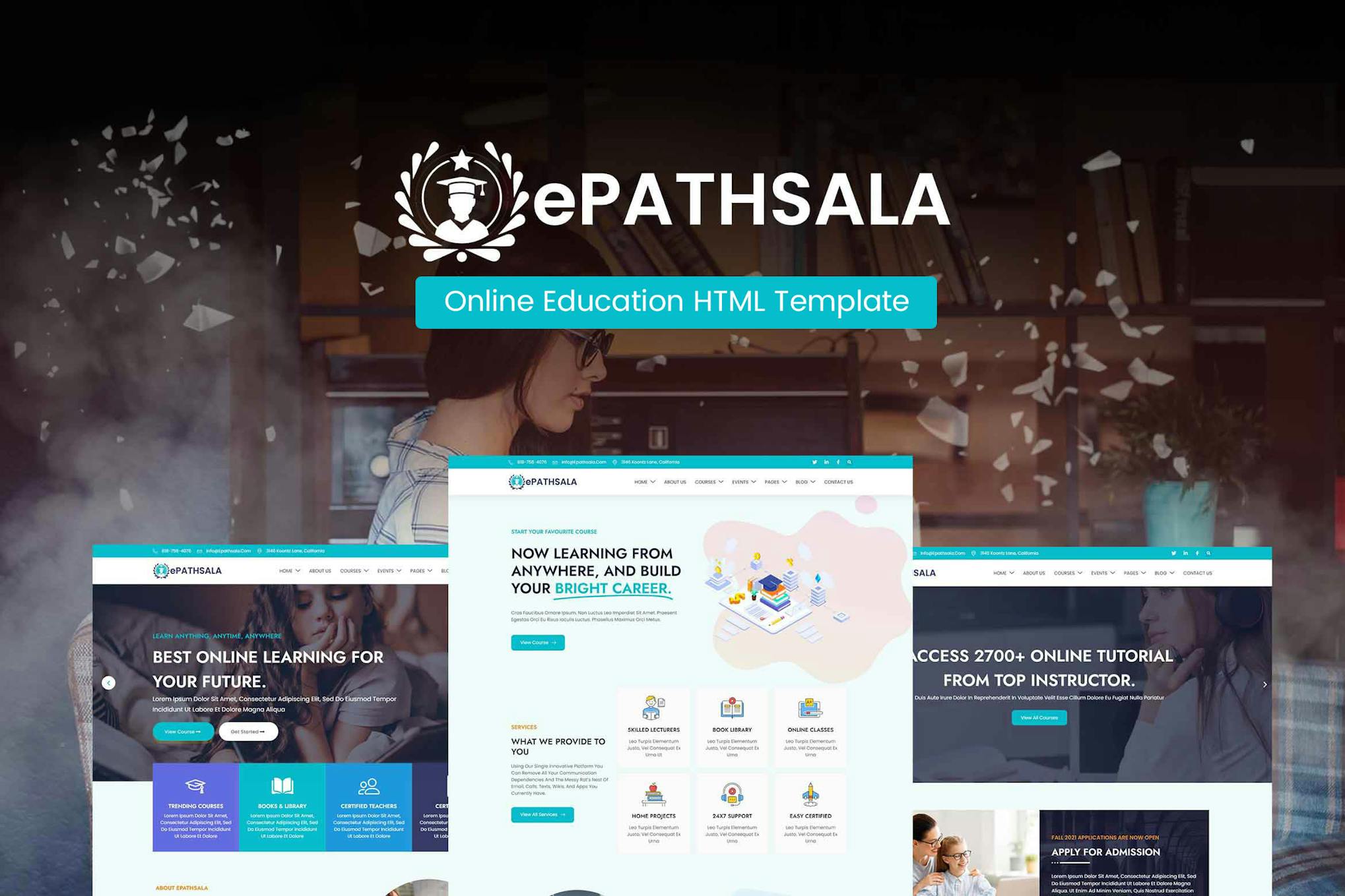 ePathsala - Online Education HTML Template