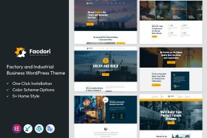 Facdori – Factory & Industrial WordPress Theme