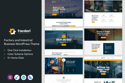 Facdori- Factory & Industrial 2.9 WordPress Theme