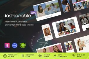 Fashionable – Clothing & Apparel WooCommerce WordPress Theme