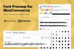 Font Preview Plugin for WooCommerce