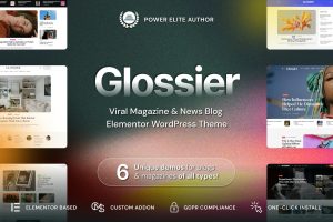 Glossier – Newspaper & Viral Magazine WordPress Theme