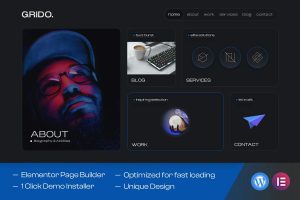 Gridos – Creative Personal Portfolio