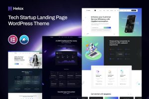 Helax – Tech Startup WordPress Theme