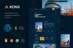Kons – Construction WordPress Theme