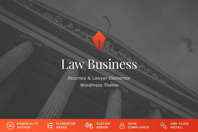 LawBusiness – Attorney & Lawyer WordPress Theme