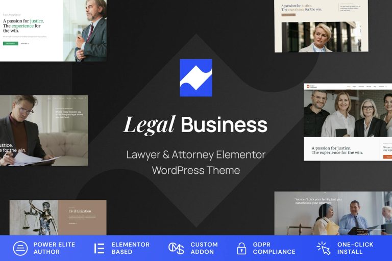 Legal Business – Attorney & Lawyer WordPress Theme