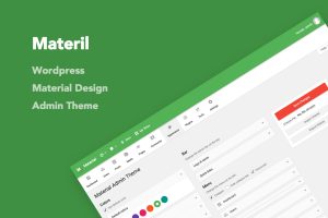 Materil – WordPress Material Design Admin Theme