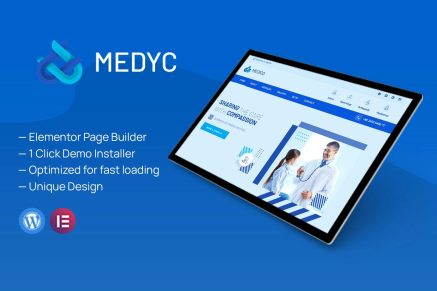 Medyc- Medical 1.0. WordPress Theme