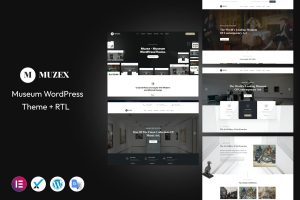 Muzex – Museum WordPress Theme