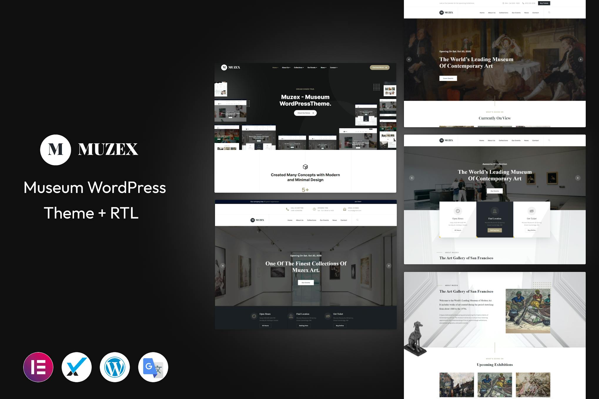 Muzex- Museum 2.0.0 WordPress Theme