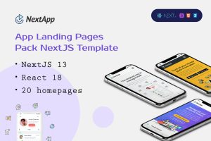 Shiftkey – App Landing Pages Pack NextJS Template
