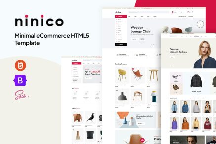 Ninico - Minimal eCommerce HTML5 Template