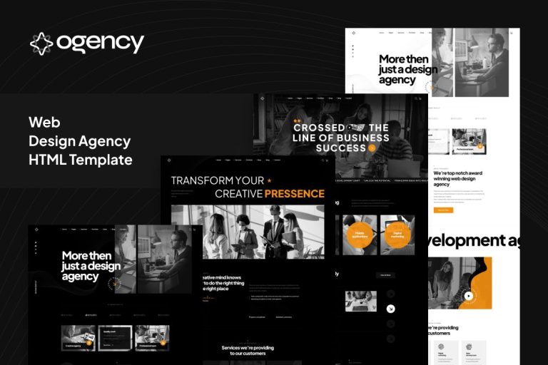 Ogency – Web Design Agency HTML Template