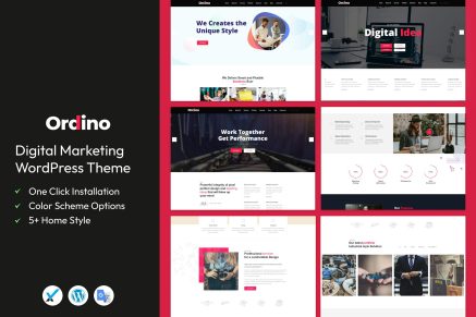 Ordino- Digital Marketing 2.5 WordPress Theme