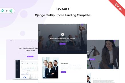 Ovaxo - Django Multipurpose Business Template