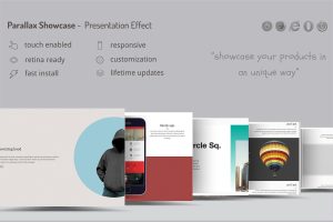 Parallax Showcase Effects – Present your products