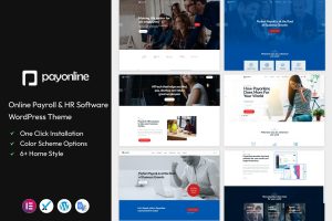 Payonline – Online Payroll and HR WordPress Theme