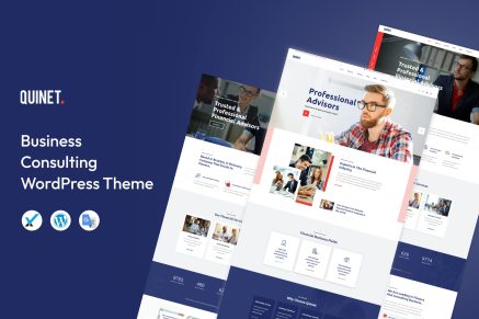 Quinet- Business Consulting 2.6 WordPress Theme