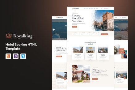 Royalking - Hotel Booking HTML Template