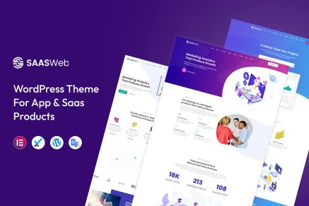Saasweb- For App & Saas Products 2.9 WordPress Theme