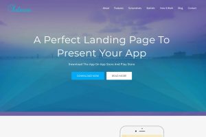 Salmon – One Page App WordPress Theme